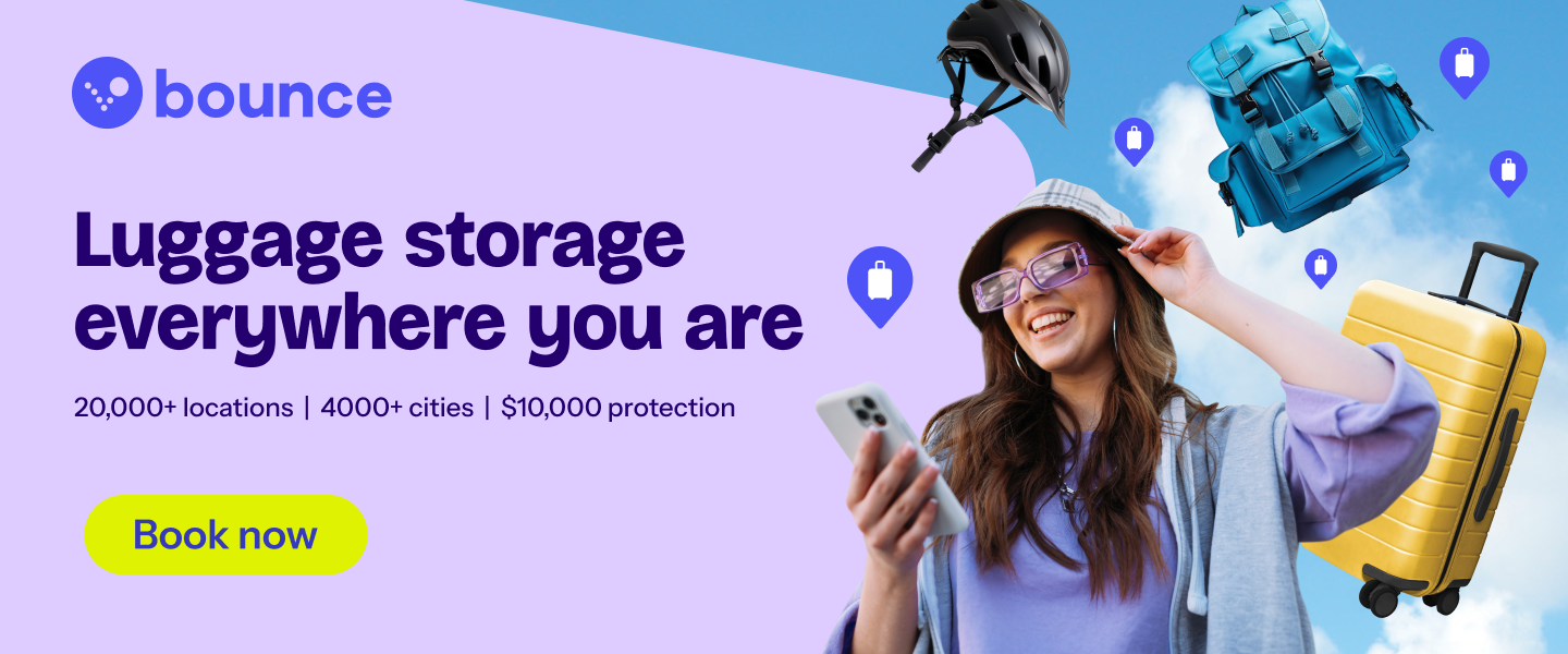 Store luggage with Bounce in Vancouver — live map of drop points