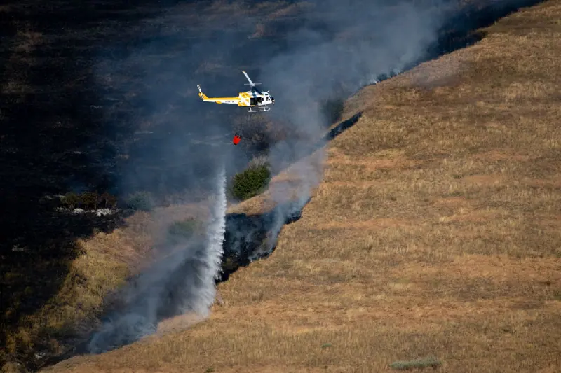 Helicopter water drop