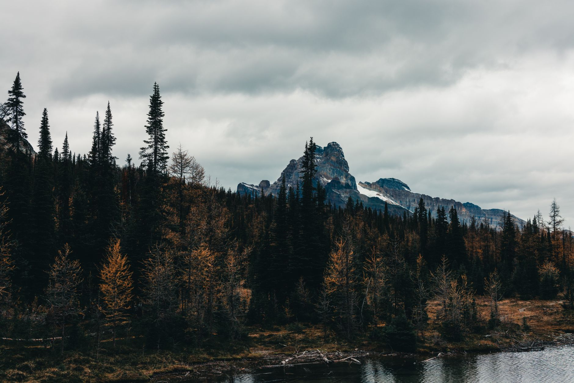 British Columbia mountain lake camping landscape