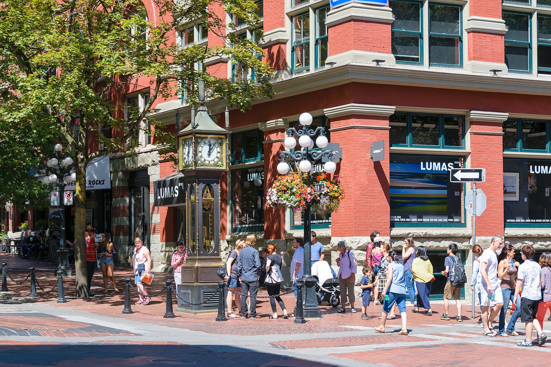 The steam clock in Gastown, Vancouver