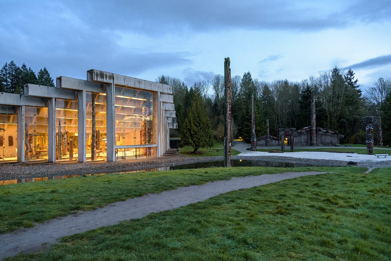Museum of Anthropology at UBC — Haida houses and Northwest Coast art