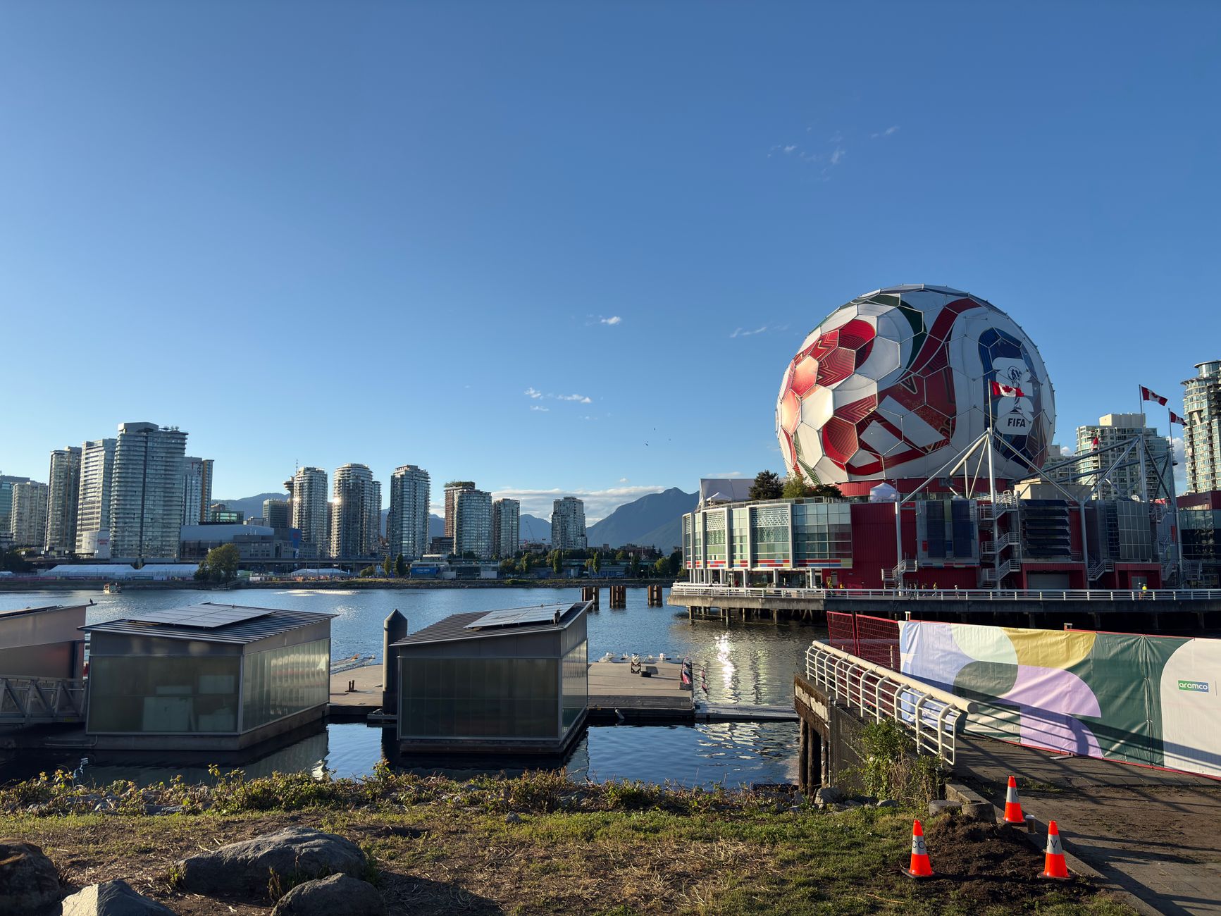 False Creek Vancouver waterfront evening