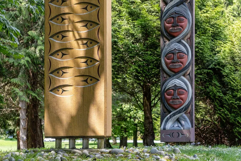 Totem poles at Brockton Point