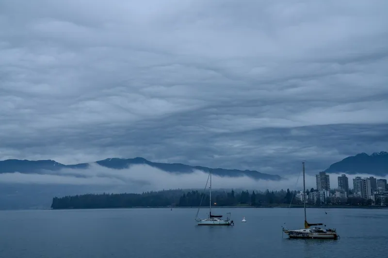 Low cloud over English Bay