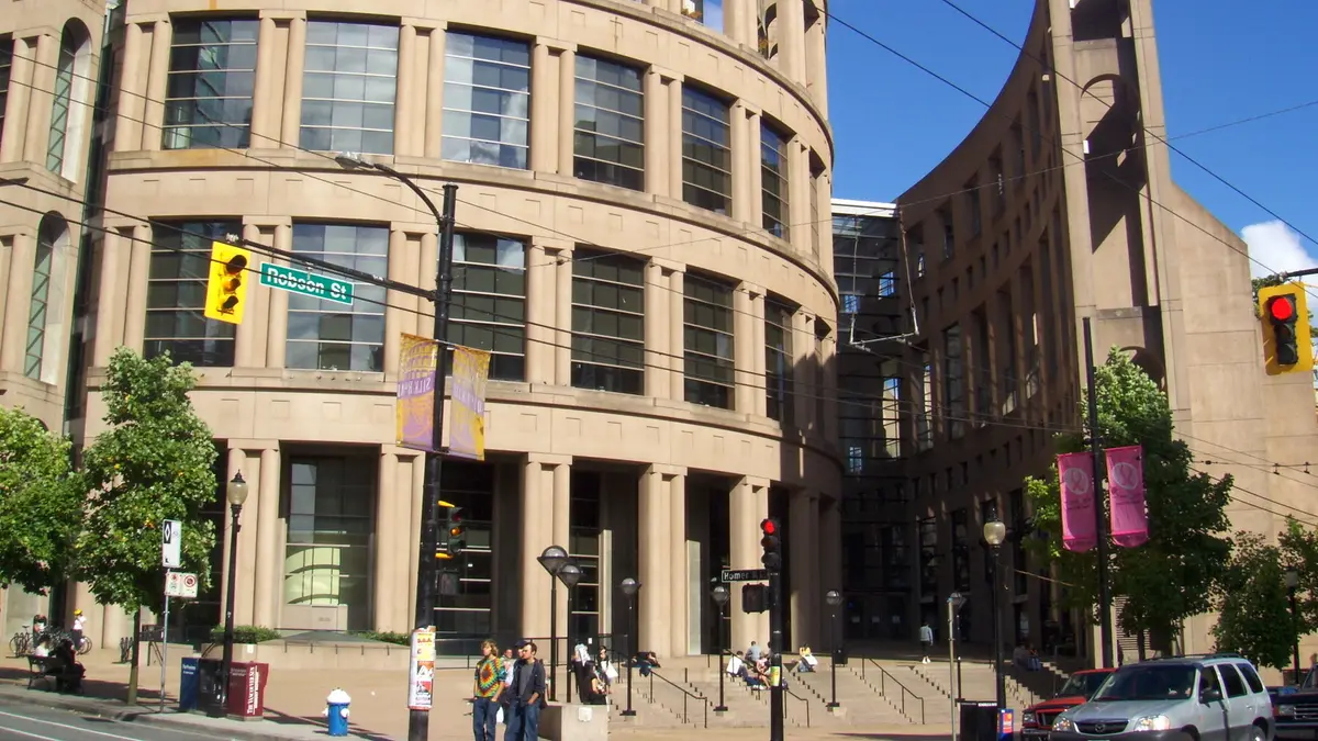 Vancouver Public Library, Central Branch, Downtown Vancouver — Vancouver filming location today