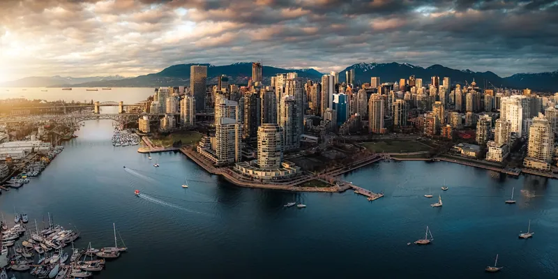 Vancouver aus der Luft