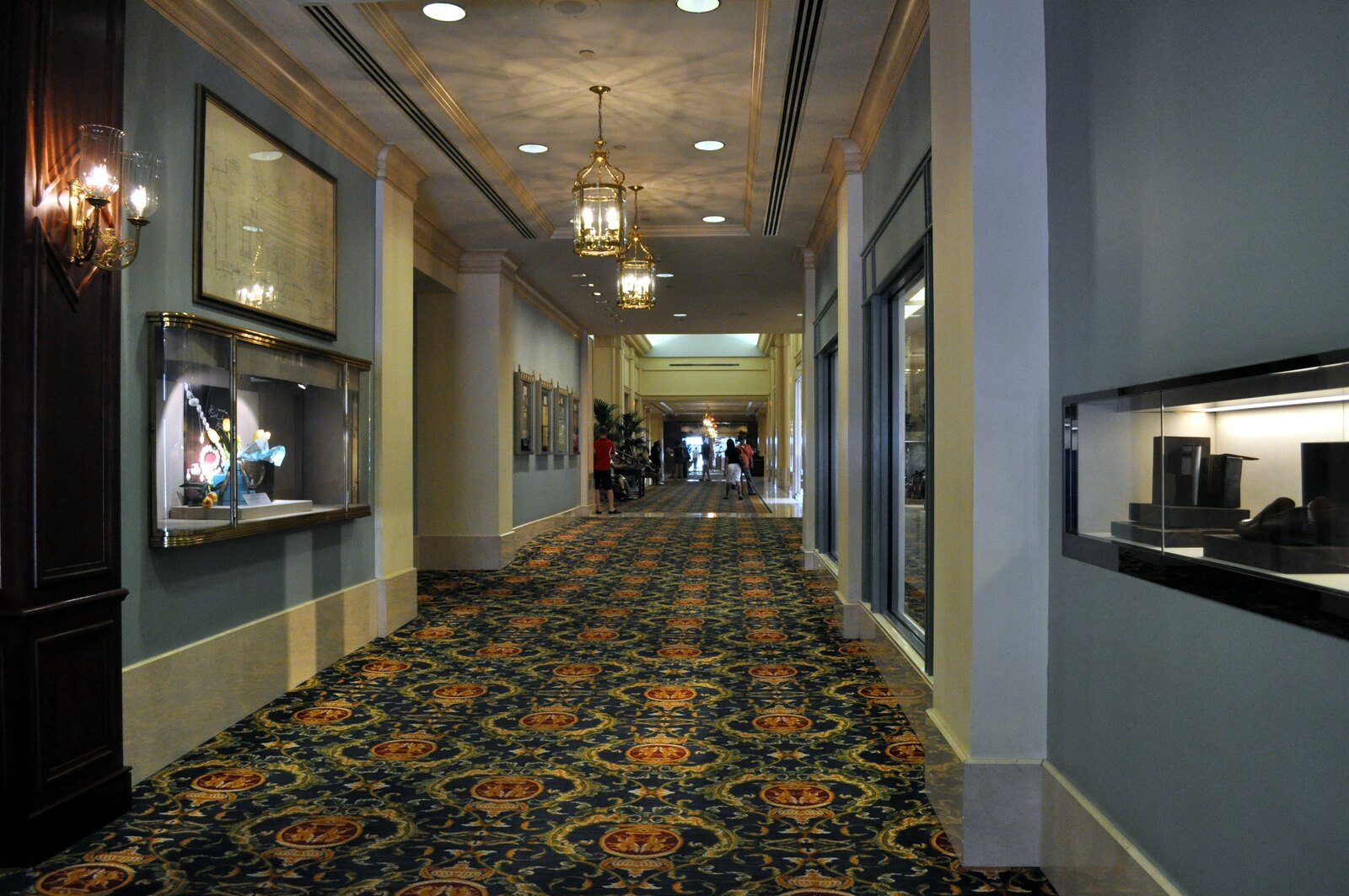 The lobby of the Hotel Vancouver