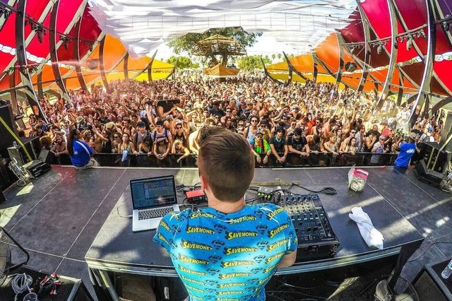 Crowd at a summer festival in Vancouver